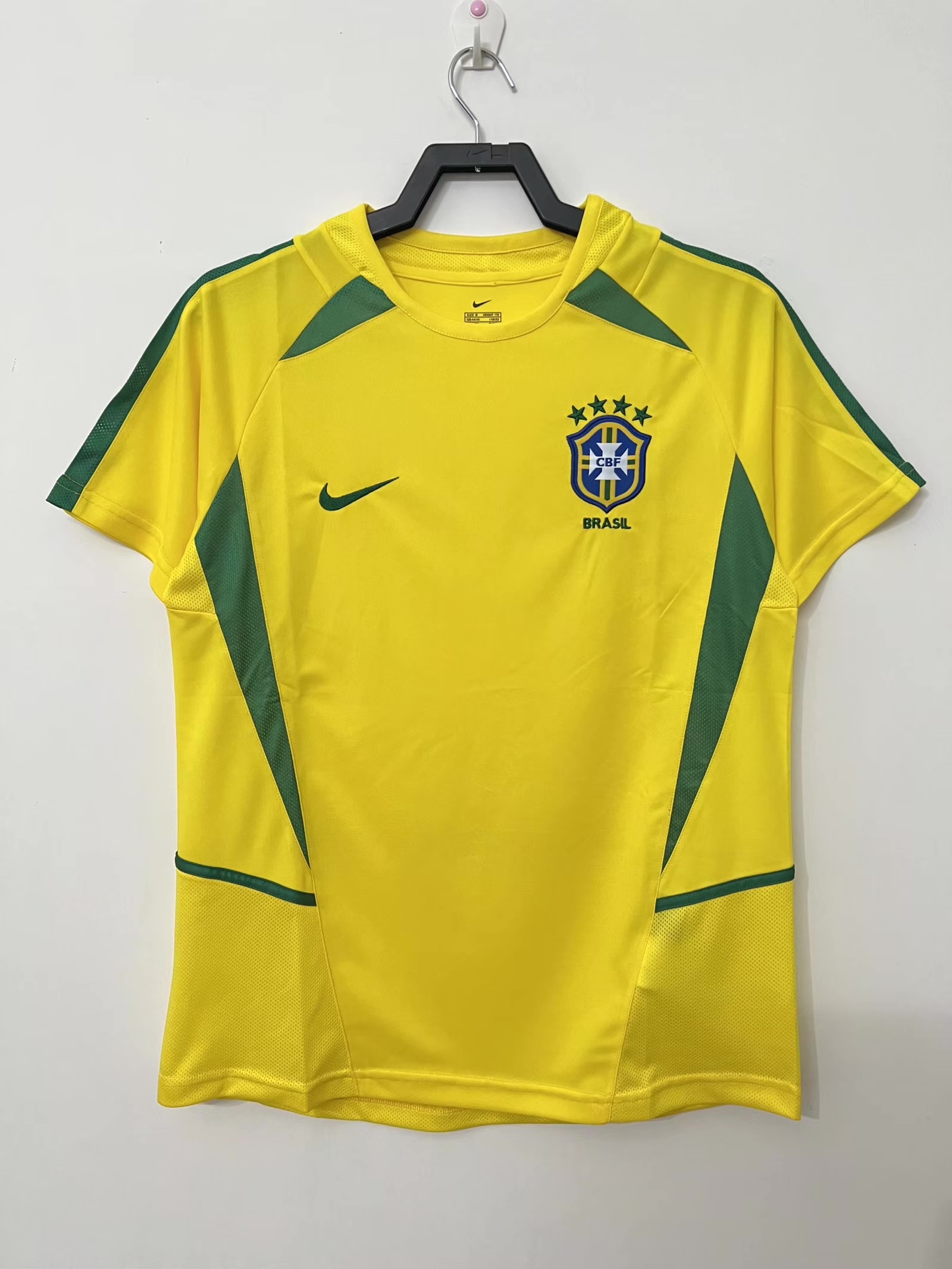 2002 Brazil Home Jersey