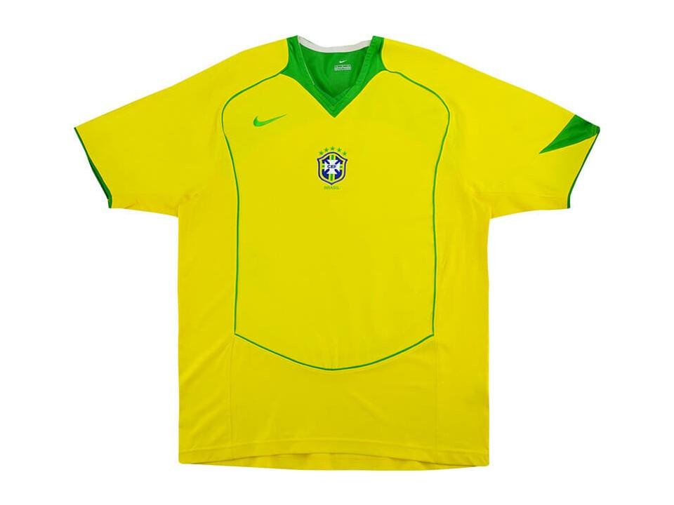 2004 Brazil Home Jersey