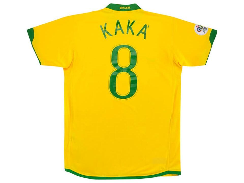 2006 Bresil Domicile Maillot Kaka #8