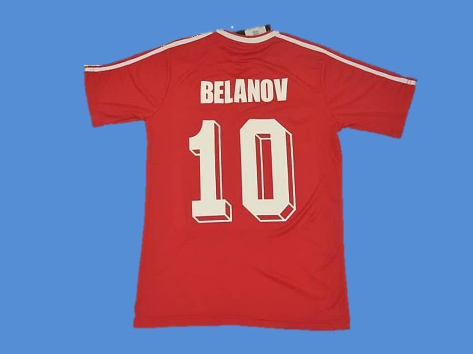 1986 CCCP Home Jersey Belanov #10