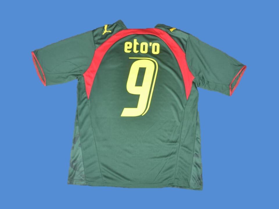 2006 Cameroun Domicile Maillot Etoo #9