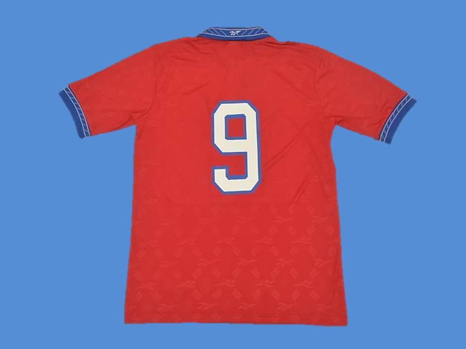 1998 Chile Home Jersey Number #9 World Cup