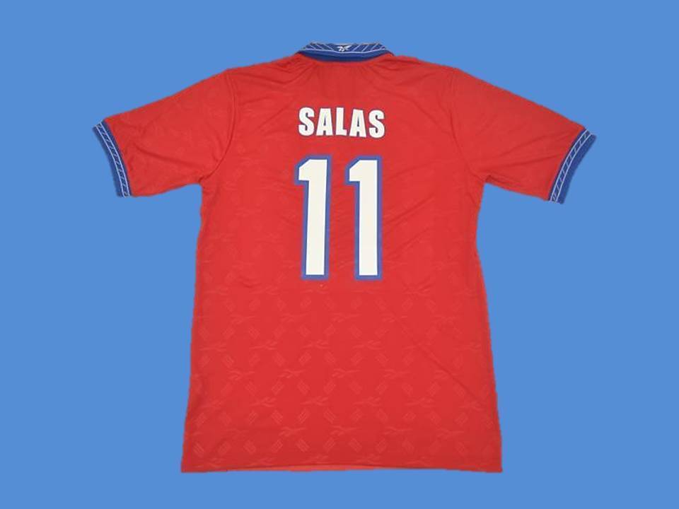 1998 Chili Domicile Maillot Salas #11 Coupe du Monde