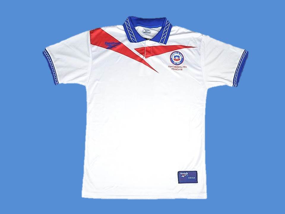 1998 Chili Exterieur Maillot Coupe du Monde