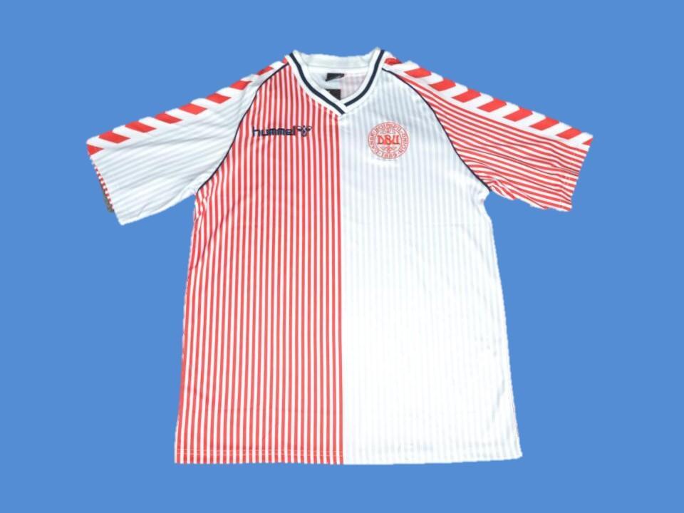 1986 Denmark Away Jersey