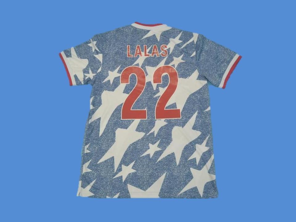 1994 ETATS-UNIS Exterieur Maillot Lalas #22 Coupe du Monde