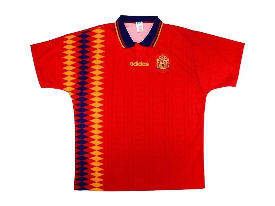 1994 Espagne Domicile Chemise Espaa Coupe du Monde