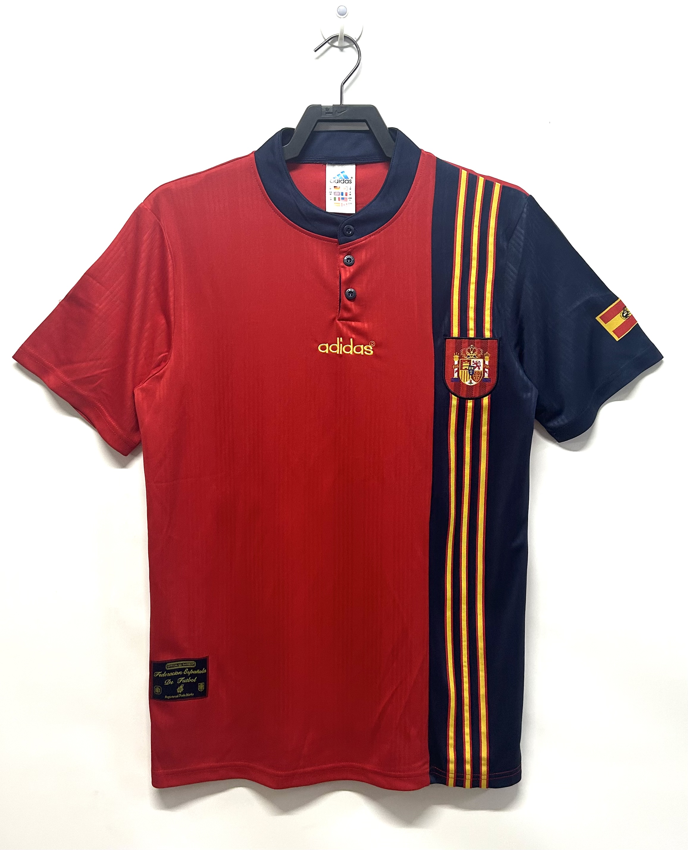 1996 Spain Home Jersey