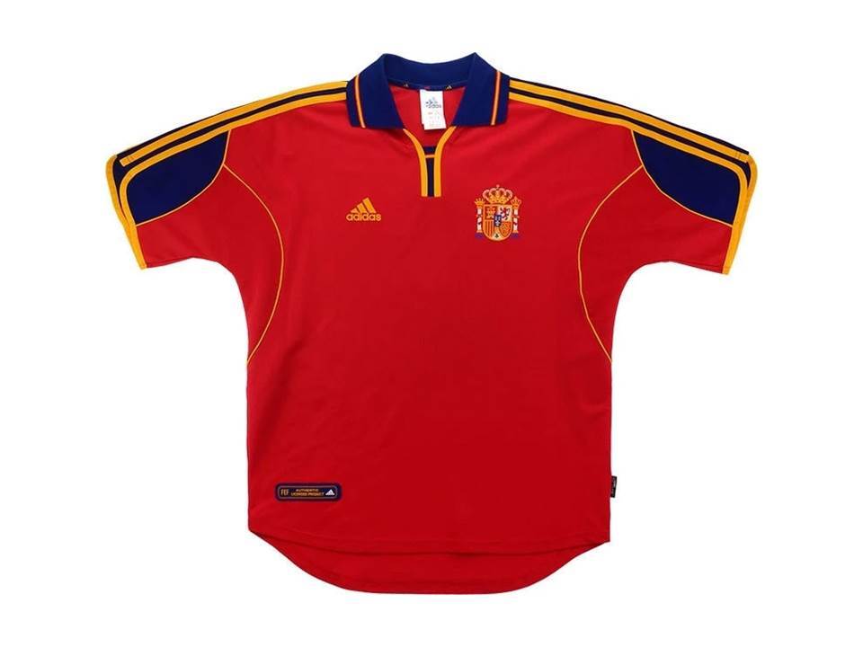 1999 00 Spain Home Shirt