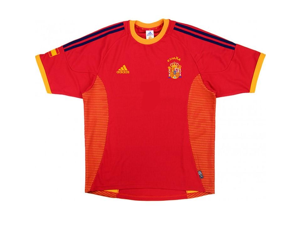 2002 Espagne Domicile Chemise  Coupe du Monde