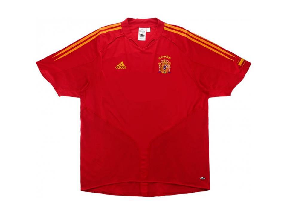 2004 2006 Spain Home Shirt