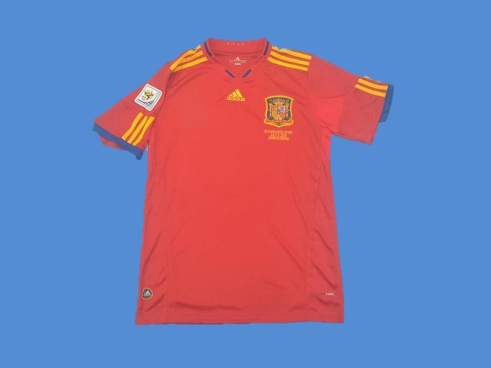 2010 Espagne Domicile Maillot Espaa Coupe du Monde