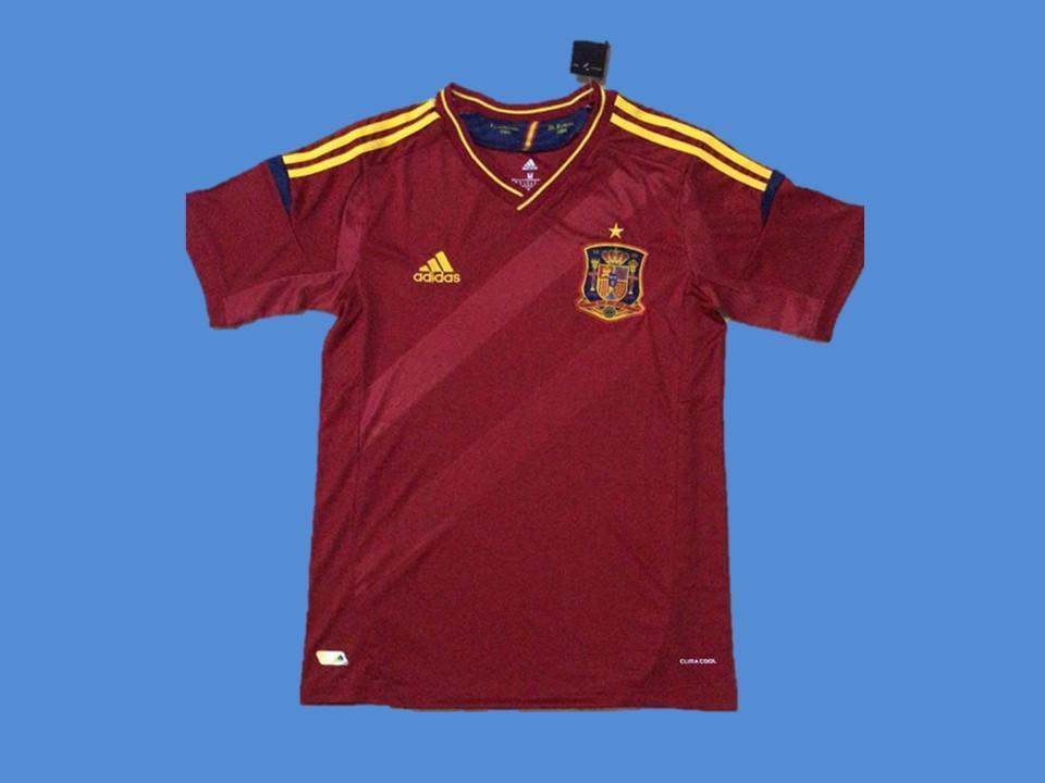 2012 Espagne Domicile Maillot Espaa