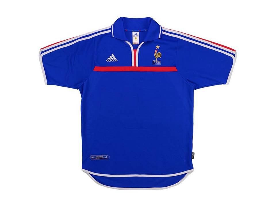 2000 2002 France Home Jersey