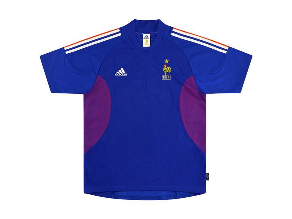 2002 France Domicile Maillot Coupe du Monde