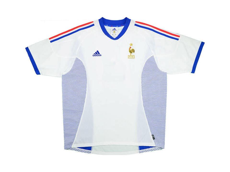 2002 France Exterieur Maillot Coupe du Monde