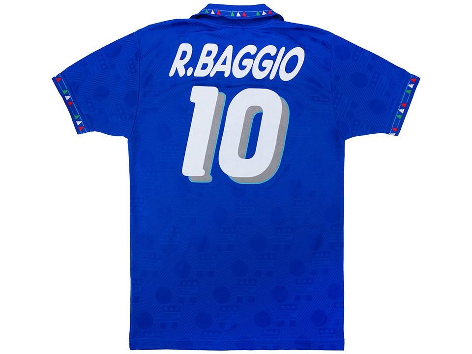 1994 Italie Domicile Maillot R. Baggio #10 Coupe du Monde