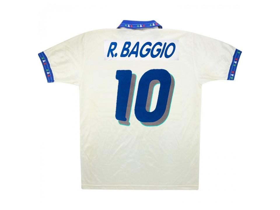 1994 Italie Exterieur Maillot Baggio #10 R Coupe du Monde