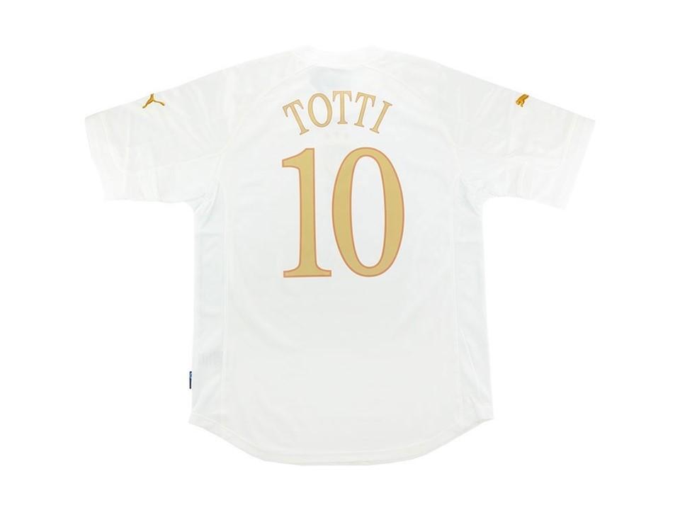 2004 Italie Exterieur Maillot Totti #10