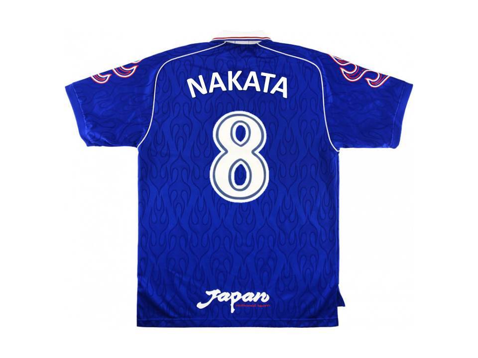 1998 Japan Home Shirt Nakata #8 World Cup