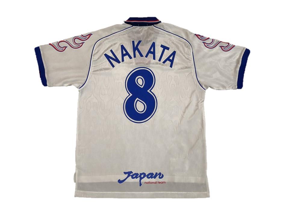 1998 Japan Away Shirt Nakata #8 World Cup