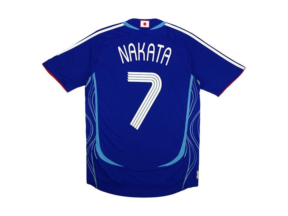 2006 Japon Domicile Chemise Nakata #7 Coupe du Monde