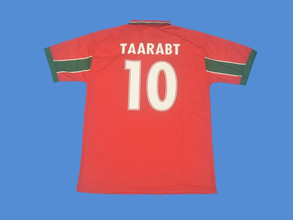 1998 Monaco  Maillot Rouge Taarabt #10 Coupe du Monde