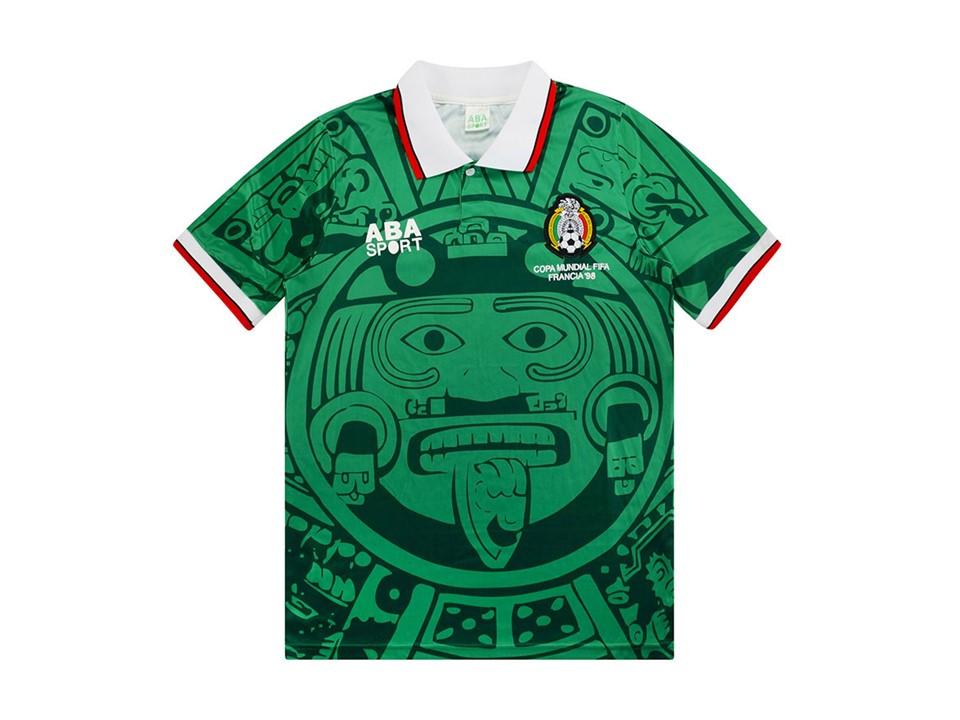 1998 Mexique Domicile Chemise  Coupe du Monde