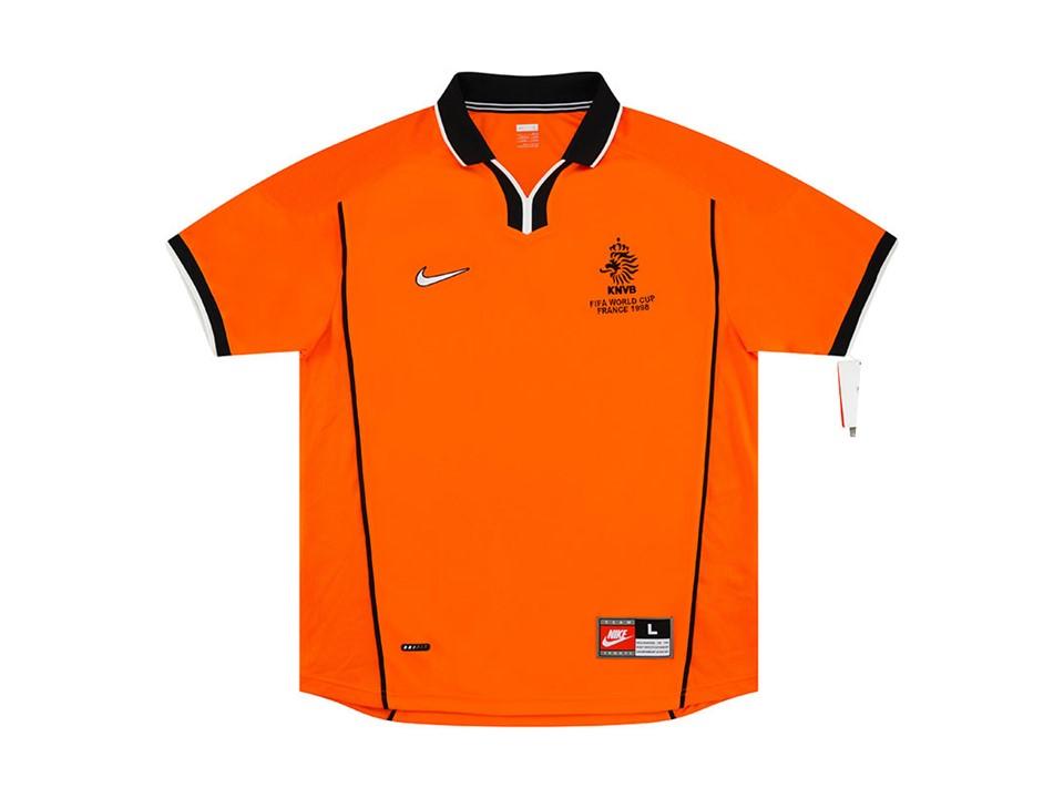 1998 Pays-Bas Domicile Chemise  Coupe du Monde