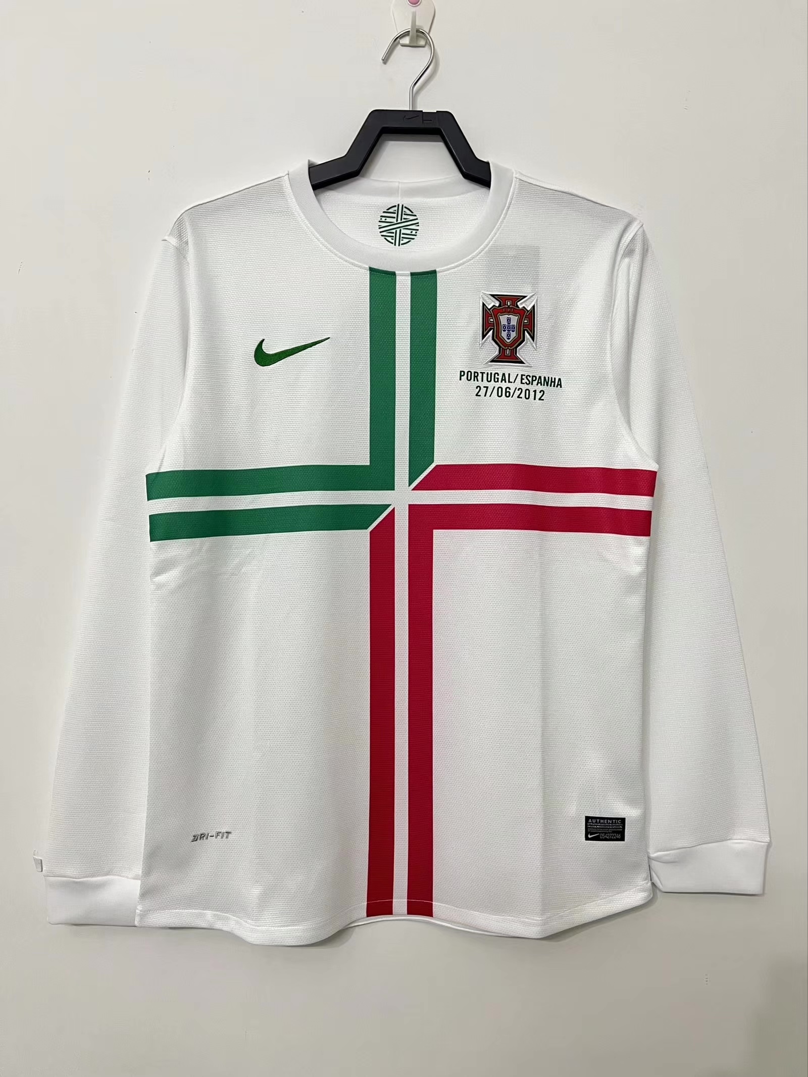 2012 Portugal Away Long Sleeves Jersey