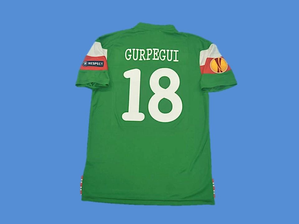 2011 2012 Athletic Bilbao Away Jersey Gurpegui #18 Uefa Final