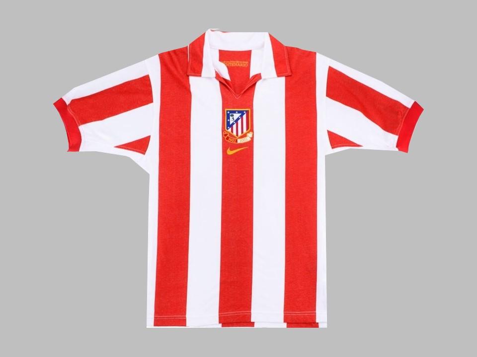 2002 2003 Atletico Madrid Home Shirt