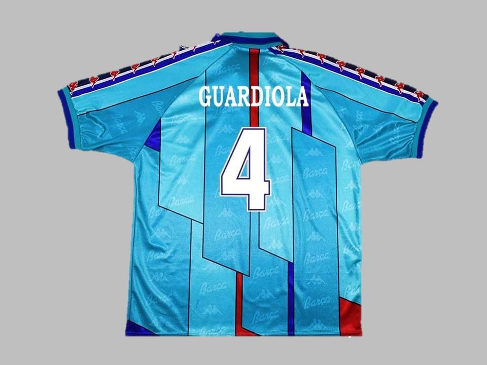 1996 1997 Barcelone Exterieur Chemise Guardiola #4