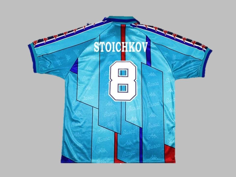 1996 1997 Barcelona Away Shirt Stoichkov #8