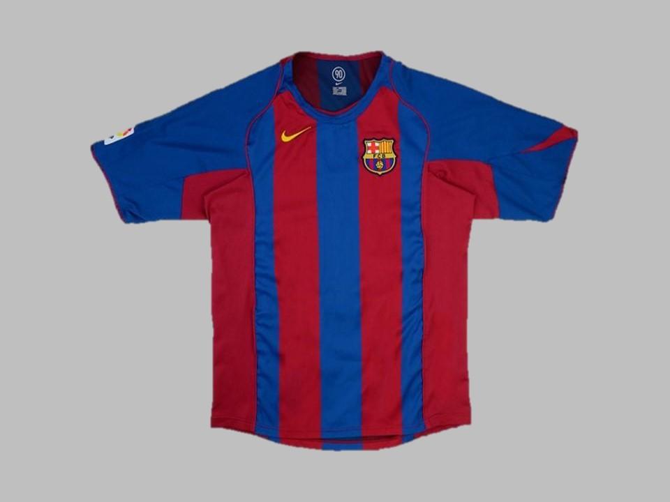 2004 2005 Barcelona Home Shirt