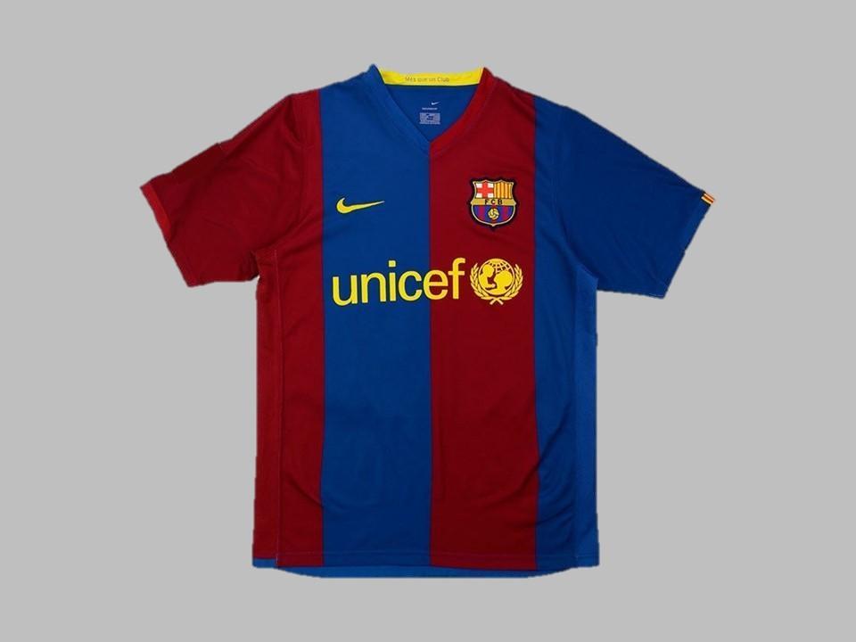 2006 2007 Barcelone Domicile Chemise