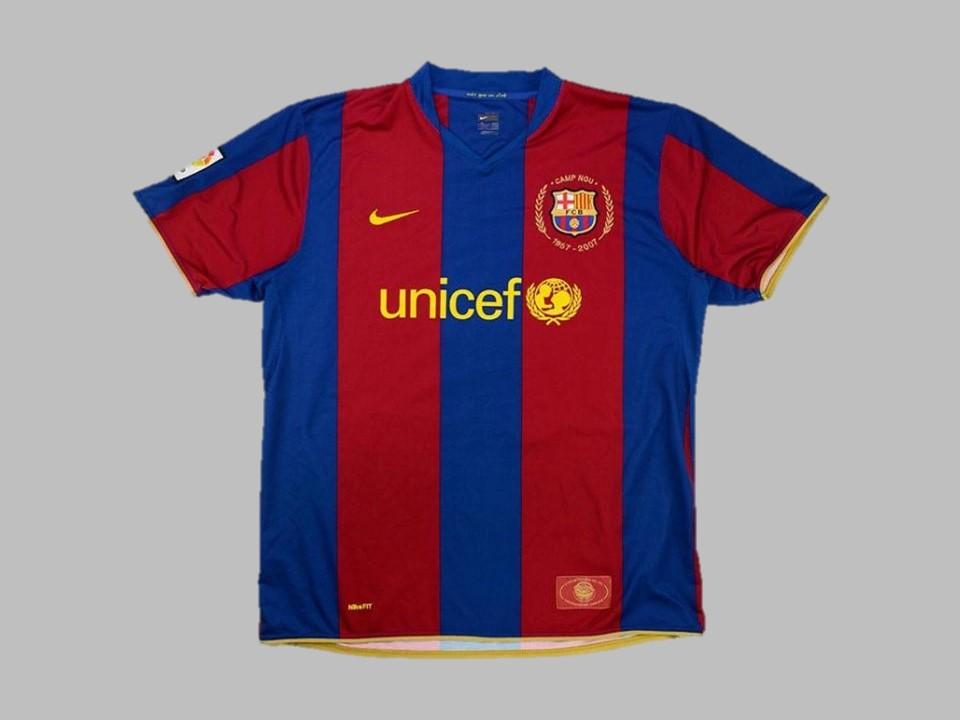 2007 08 Barcelone Domicile Chemise