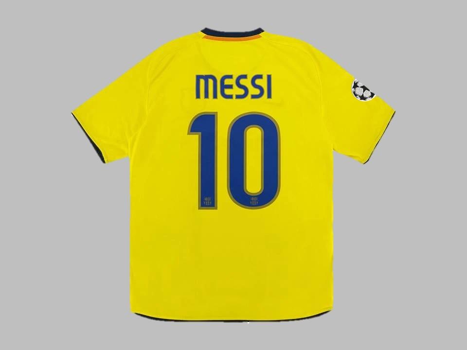 2008 09 Barcelona Away Shirt Messi #10