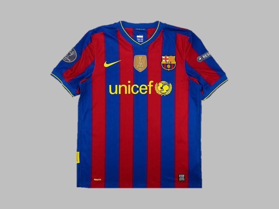 2009 2010 Barcelone Domicile Chemise