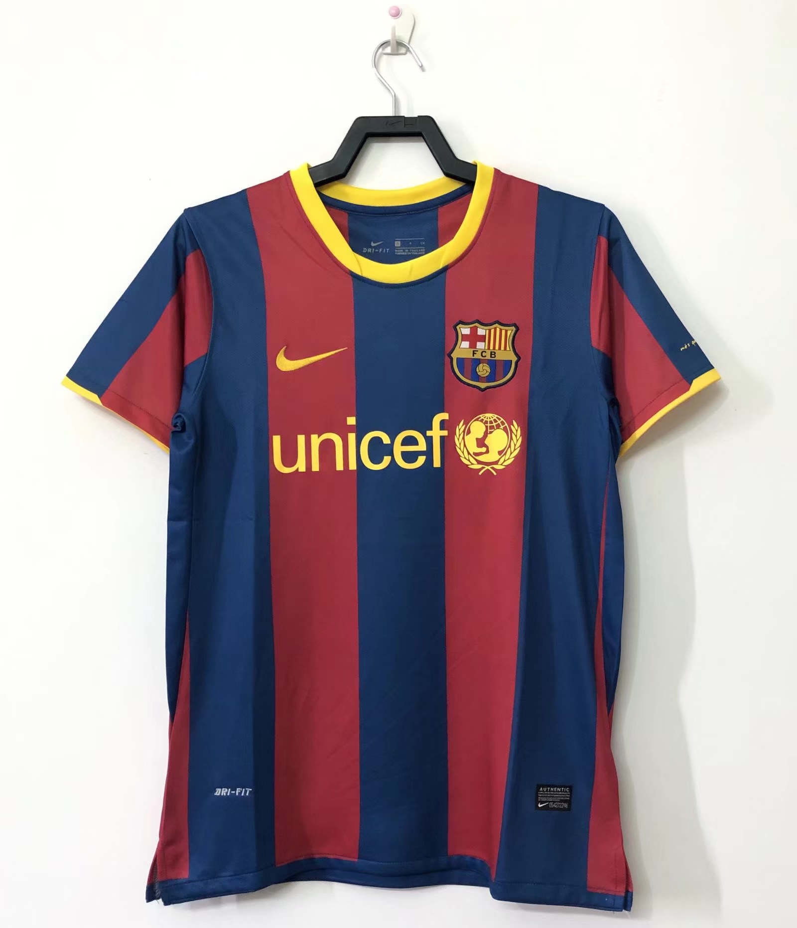 2010-2011 Barcelone Domicile Maillot