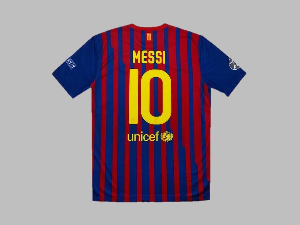 2011 2012 Barcelone Domicile Chemise Messi #10