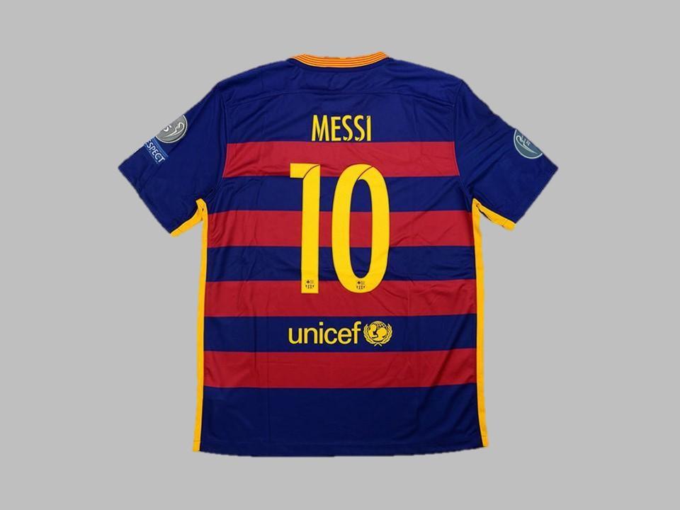 2015 2016 Barcelone Domicile Chemise Messi #10