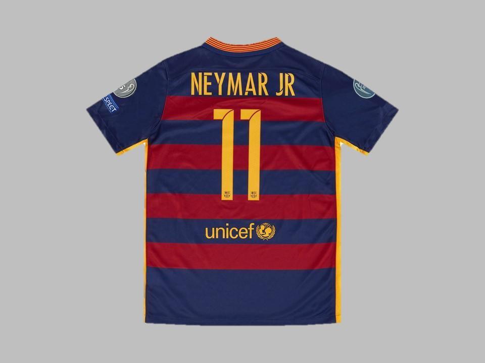 2015 2016 Barcelone Domicile Chemise Neymar Jr #11