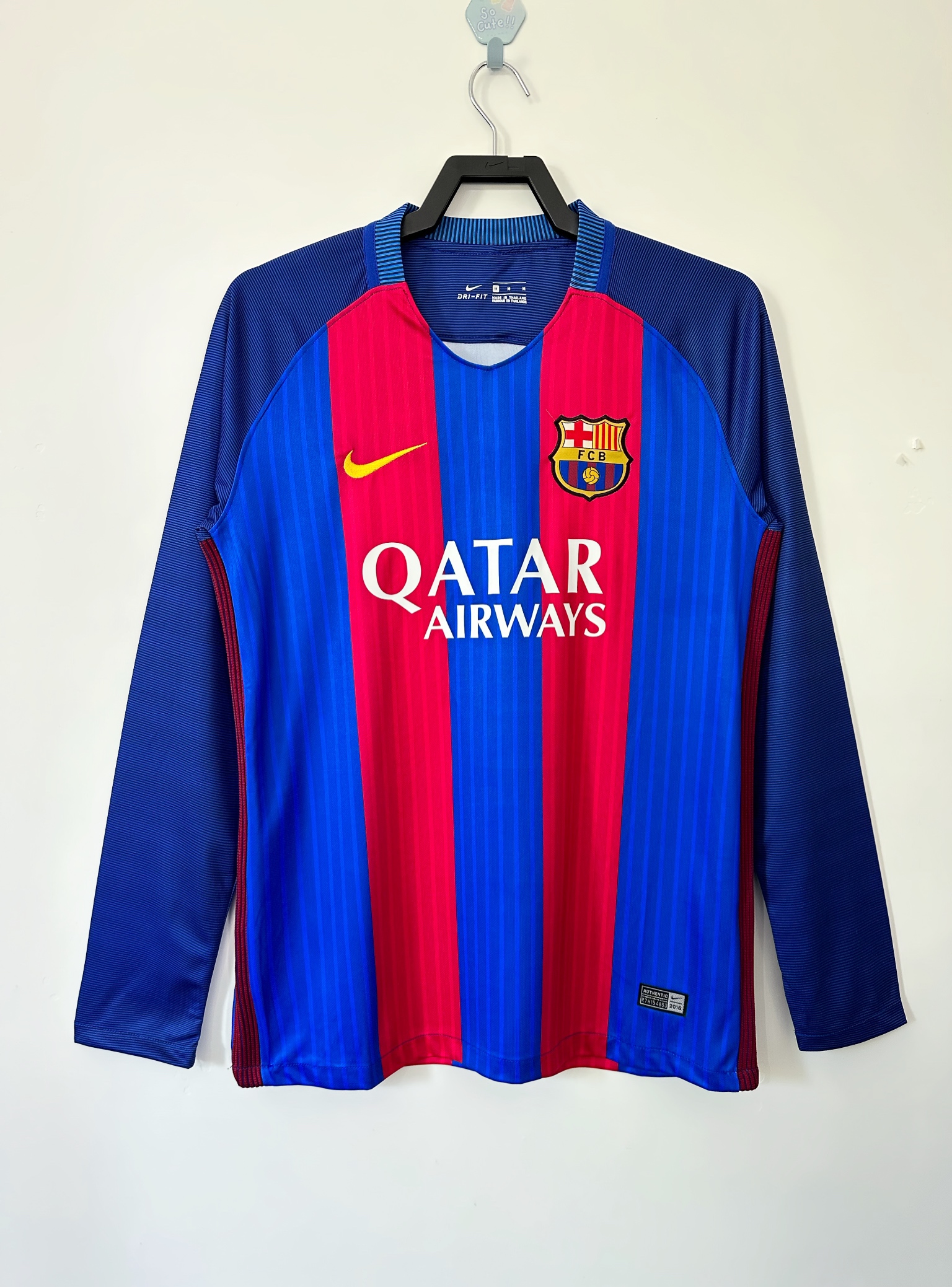 2016-2017 Barcelona Home Long Sleeves Jersey