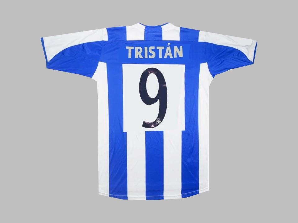 2003 2004 Deportivo Home Shirt Tristan #9