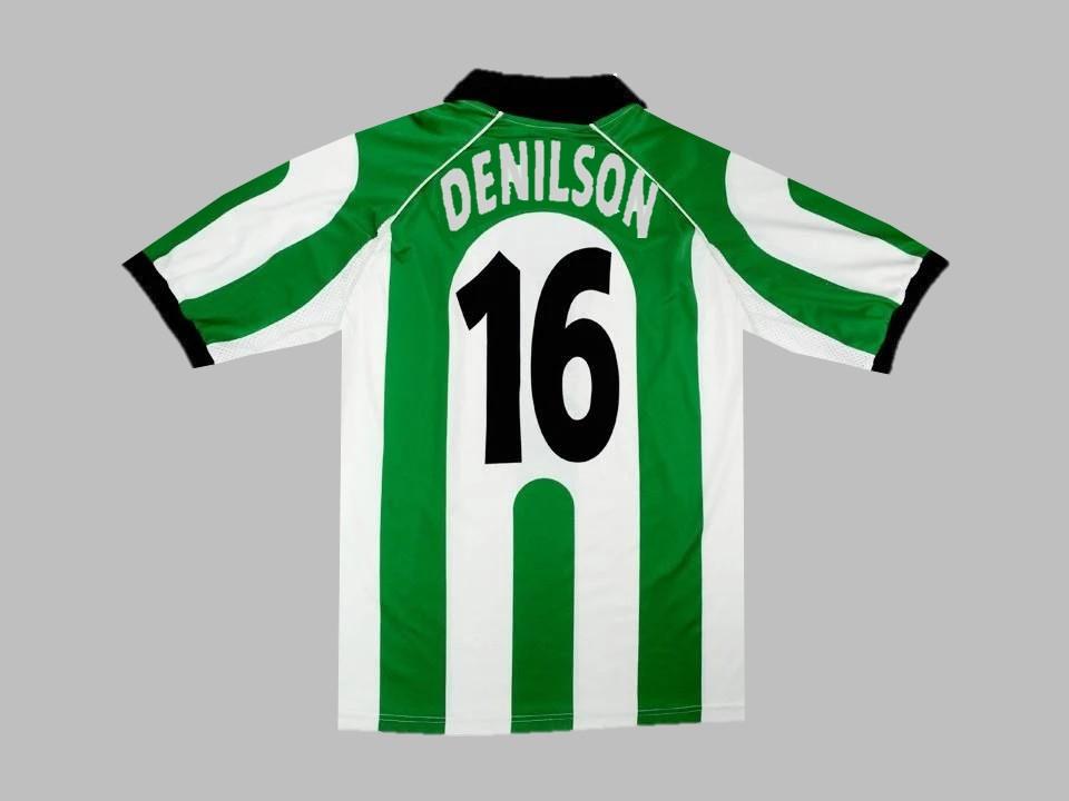 1998 1999 Real Betis Home Shirt Denilson #16