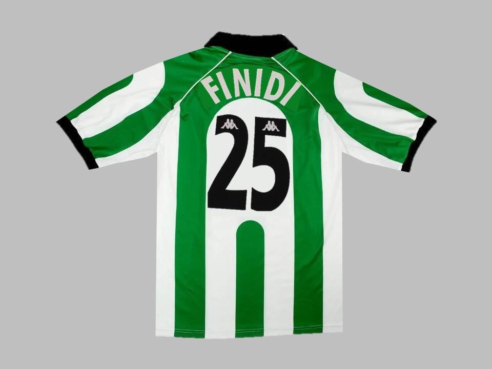 1998 1999 Real Betis Domicile Chemise Finidi #25