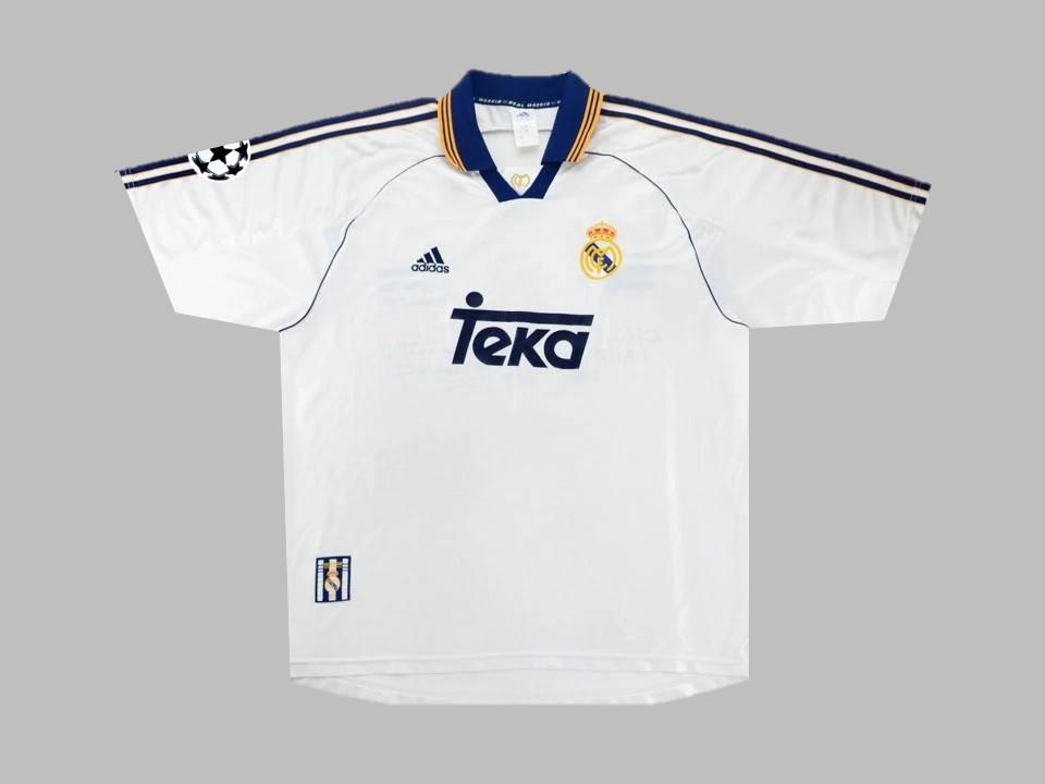 1999/2000 Real Madrid Domicile Chemise  Champions