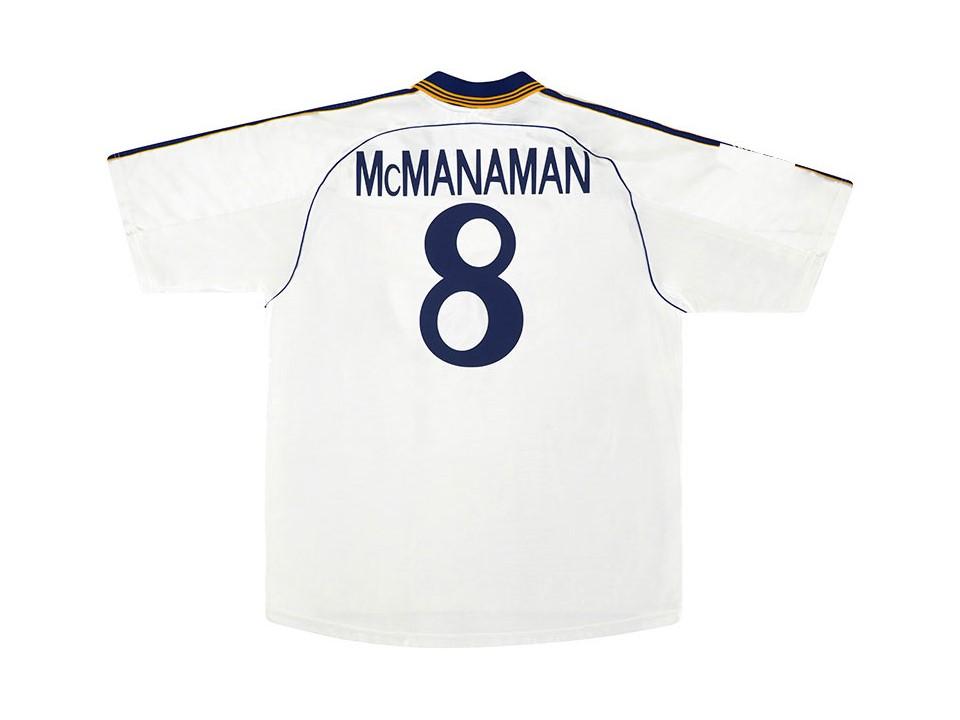 1999/2000 Real Madrid Home Jersey Mc Manaman #8