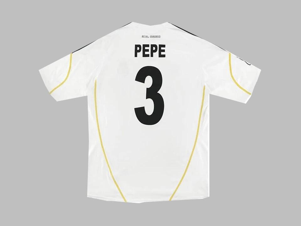 2009/2010 Real Madrid Home Shirt Pepe #3